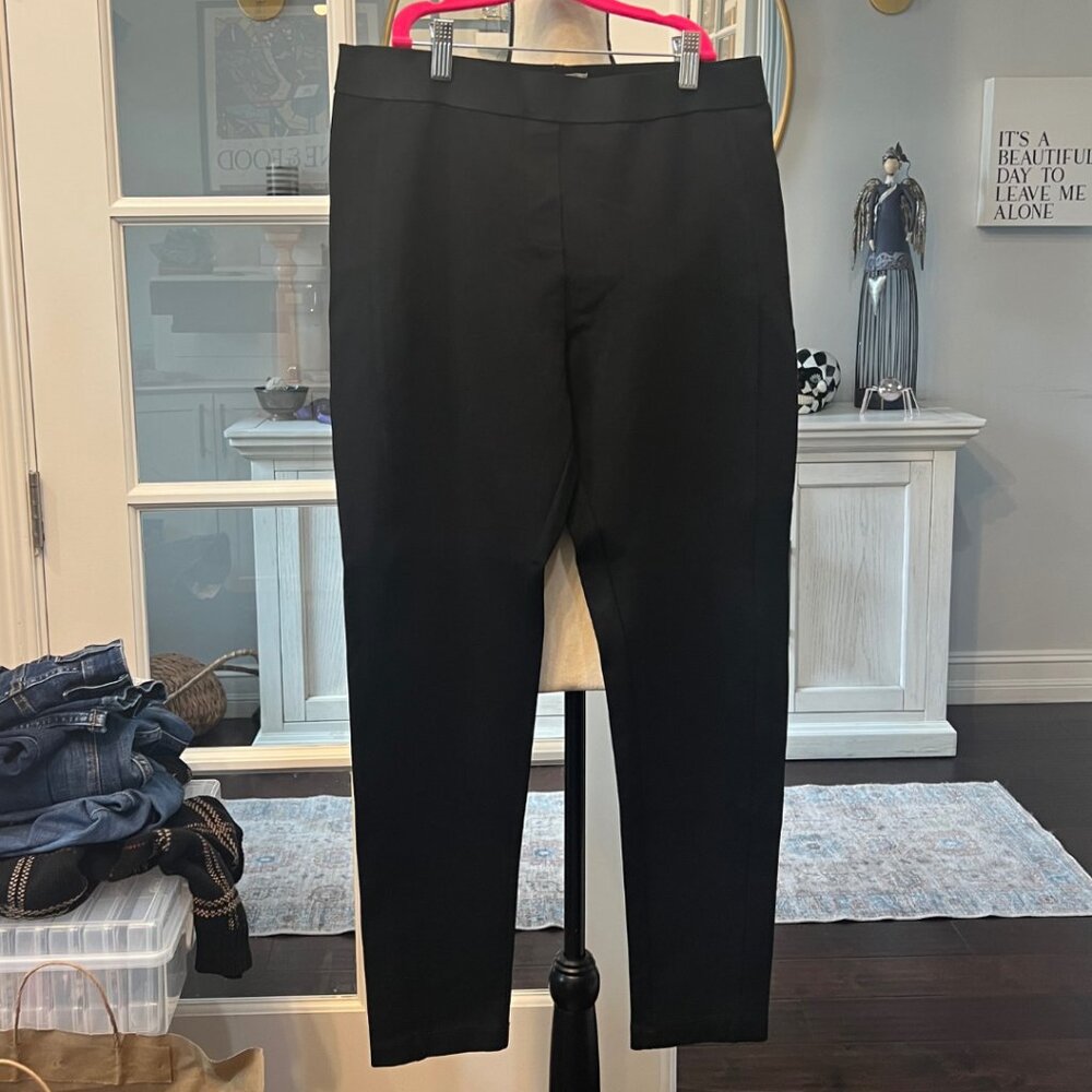 1 State Black Dress Legging Pants L